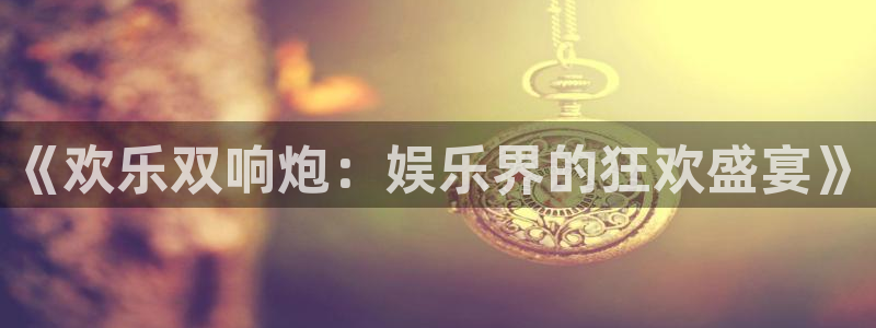 星辉平台是大平台吗：《欢乐双响炮：娱乐界的狂欢盛宴》