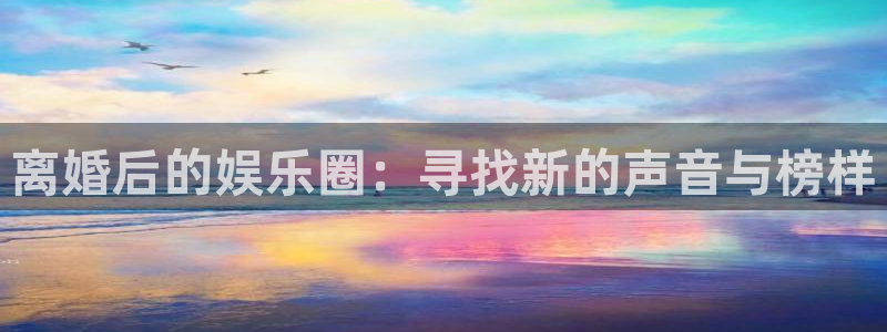 星辉平台平台最新版本下载：离婚后的娱乐圈：寻找新的声音与榜样